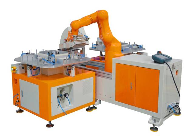 头条 ▏泰行智能:高速六轴工业机器人工作站在触摸屏玻璃行业的应用