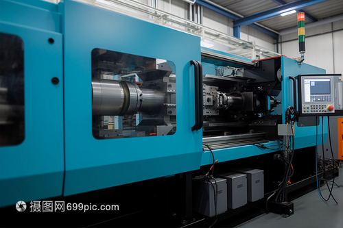 工厂里的注塑机